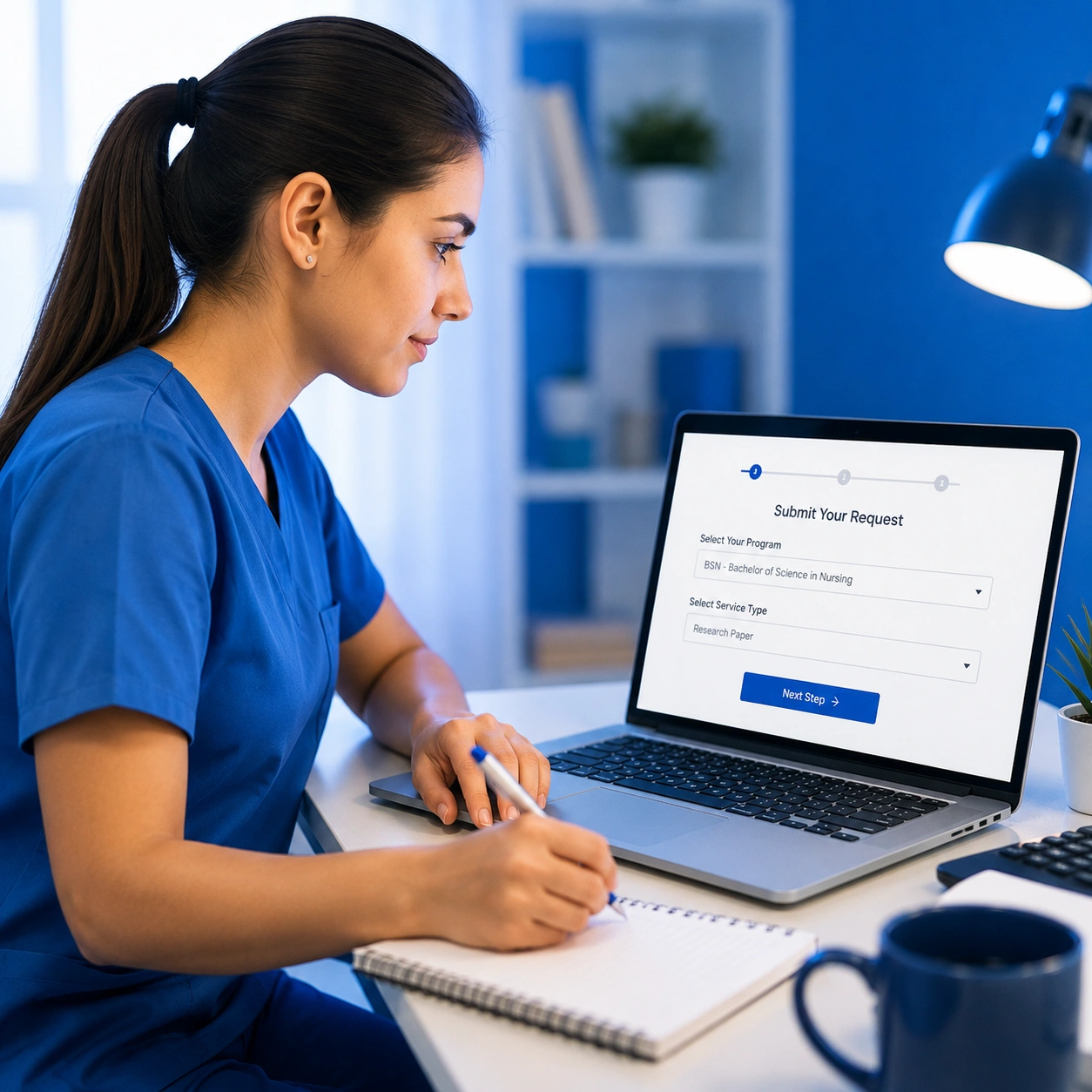 Step 1 - Tell us your nursing program and assignment requirements